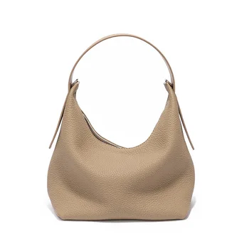 Чанта под мишниците, чанта през рамо, Женствена чанта от телешка кожа на Горния слой, чанта през рамо за жени, дизайнерска чанта