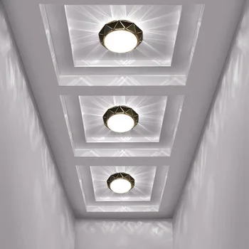 Модерен led тавана лампа Simplicity с мощност 5 W И 12 W 3 цветни ключове затъмняване, цилиндрична лампа за осветяване на пътеката, коридор