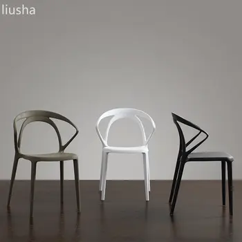 Може да се направи пластмасов стол, скандинавски домашен ресторант, хотелски стол, творчески стол за преговори на открито, кухи стол