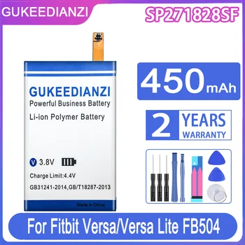 GUKEEDIANZI Взаимозаменяеми Батерия SP271828SF 350 ма/450 ма За Fitbit Lite Versa1 Versa2 Versa3 FB504 FB415 FB505 Versa 1 2 3