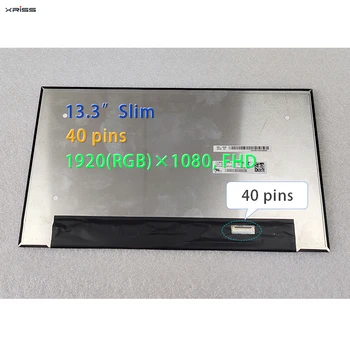 13,3 Тънък, с тясна Рамка FHD Сгъваеми Задни LP133WF6-SPK2 Вграден Сензорен LCD дисплей 1920 * 1080 За лаптоп със сензорен екран, 40 Pin DP/N 0M32FY