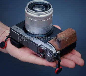 За фотоапарат Panasonic GX9 DC-GX9GK 4K Ръчно Дървена Дръжка, Ръчно изработени L-Образна Плоча
