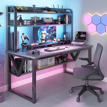 Компютърно бюро Pc Gamer Игрална фирма Ъглово Бюро за съхранение на Неща desk bookshelf Escritorio Мебели за домашния офис