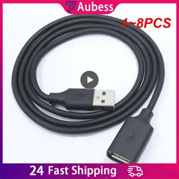 1-8 бр. Удължител Kebiss USB3.0 за Smart TV One SSD, USB-USB кабел-удължител за пренос на данни Mini USB3.0 2,0 Удължител