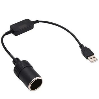 Автомобилни запалки с бързо зареждане с USB, универсален изход на автомобилен крик на 12V за видеорегистраторов, електронни кучета