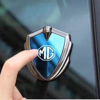 Знак модификация на колата Отстрани, Треугольное прозорец, Креативна Метален стикер на колата за MG ZS 5 6 350 Tf ZR MGF GS MG7