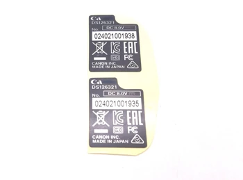 За Canon 5D3 5DS 5DSR Издател на Хартиен Номер на корпуса на Хартиен Номер на камера Цифров Книжен етикет на долната камера цифров стикер на корпуса