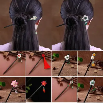 Нова реколта женски декорация в китайски стил, аксесоари, Родословна за коса, Пръчици за хранене, Шнола за коса Hanfu, пръчка за коса, Вилица за коса