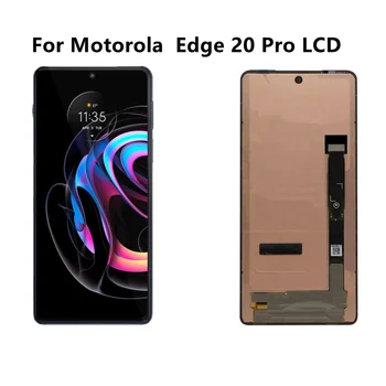 100% тест MOLED за Motorola Edge 20 Pro LCD XT2153-1 дисплей със сензорен екран Дигитайзер за Мото Edge S Pro LCD дисплей Edge 20 Lite