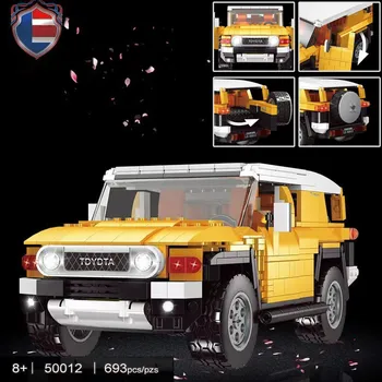 Японски Инженеринг suv Камион Строителни блокове Автомобил Набор от Тухли Забавни играчки със собствените си ръце, За деца, Момчета