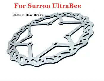 Спирачни дискове за електрически бегового наем Surron UltraBee с 6 Дупки 240 мм, Детайли на предните И Задни дискови спирачки