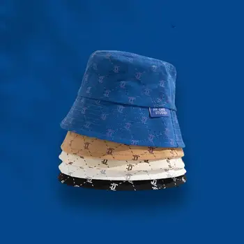 Шапка Дамски Пролетно-есенна Корея шапка-кофа с писмото принтом, Модни и Ежедневни Модна марка за защита от слънцето, Родител-дете, Деца