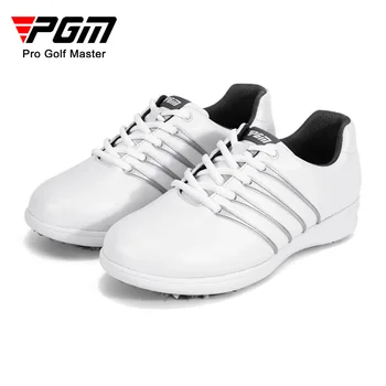 Дамски обувки за професионална голф от микрофибър, устойчив на странично хлъзгане, дишащи дамски спортни обувки за почивка, маратонки за голф XZ1