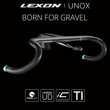 LEXON UNOX от въглеродни влакна Пътен под Наем Интегриран Лост 28,6 мм/31,8 мм Пътна Дръжка Прът T1000 Състезателни Извит Прът Аксесоари За Велосипеди