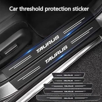 Автомобилна стикер от Въглеродни влакна, лентата На прага, лента на бронята на багажника, Стикер За Ford Taurus 2011 2014 2015 2016 2018 2020 2021