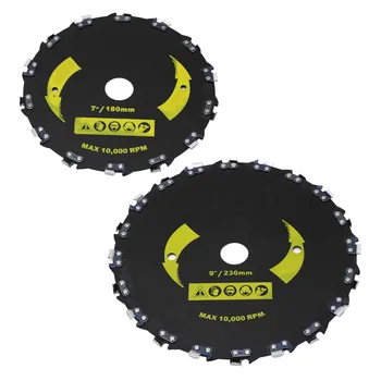 Правоъгълен верижна диск с множество зъбци Мощното износостойкое колелото резачка за Стабилна работа при обработка на дърво и пластмаса