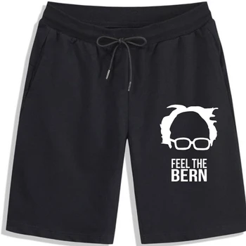 Мъжки къси Панталони Bernie Sanders cool Feel The Bern Special cool Man Group от стръмни Памук В стил Преппи Harajuku За Почивка