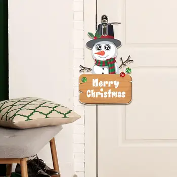 Празничен врата знак, Празничен начало декор, Весели коледни стикери за стена, стикери за прозорците във формата на Снежен за модерни стаи за Коледа