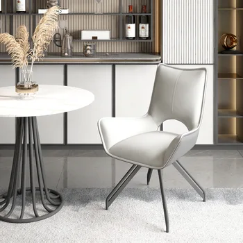 съвременен стол за хранене, столове за почивка, изкуство хол, Проста креативната мода, Леки луксозни трапезни столове, скандинавски кухненски мебели