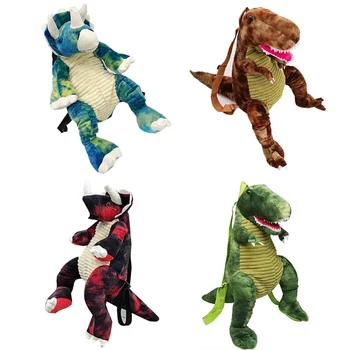 Креативни детски раници с 3D динозавром, Карикатура на животните, Детска пътна училищна чанта за момичета и момчета, подаръци за рожден Ден