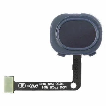 за Samsung Galaxy М 20 SM-M205F Черен/Син/Сив/Златен/Лилав цвят Дом Ключ с гъвкав кабел за пръстови отпечатъци