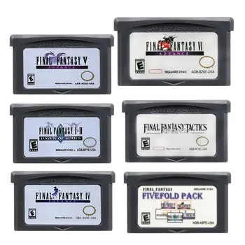 Игри касета GBA 32-Битова видео Игра конзола на Final Fantasy Серията Dawn of Souls Tactics Петкратен Комплект за GBA/SP/DS