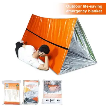 Външно подслон Спасителна палатка Джобно Топло одеяло Палатка линейка за нощуване на открито Здрав