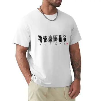 Тениска с шаман, графична тениска, риза с домашен любимец принтом за момчета, спортни ризи, забавни тениски за мъже