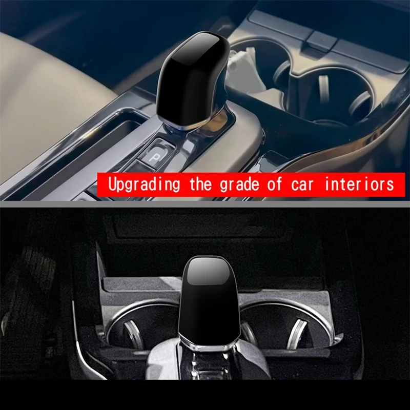 Автомобилна Блестящата Черна Тампон върху дръжката на скоростния За Toyota Prius 60 Серия 2020-2023 Аксесоари за интериора