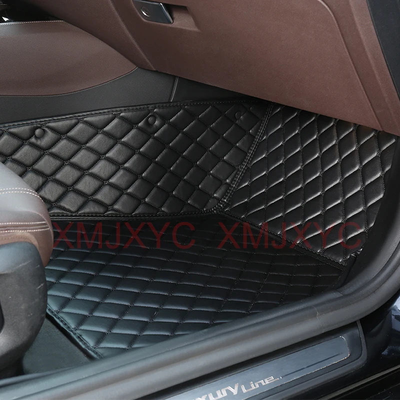 Автомобилни Постелки по поръчка за Mercedes Benz C class W205 2015-2020 г. освобождаване на Автомобилни Аксесоари, Детайли на интериора Изкуствена кожа