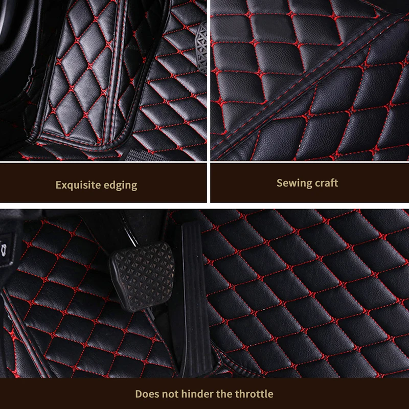 Автомобилни Постелки по поръчка за Mercedes Benz C class W205 2015-2020 г. освобождаване на Автомобилни Аксесоари, Детайли на интериора Изкуствена кожа
