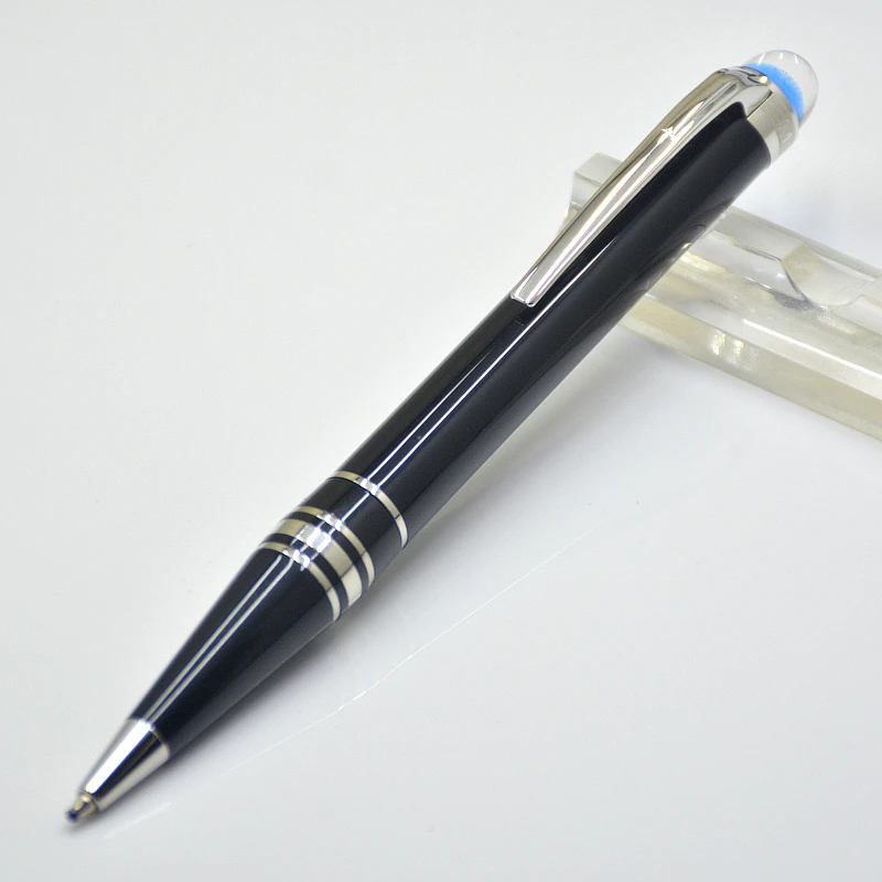 висококачествена черна химикалка писалка MB/писалка със синя звезда, офис консумативи, луксозни химикалки за писане