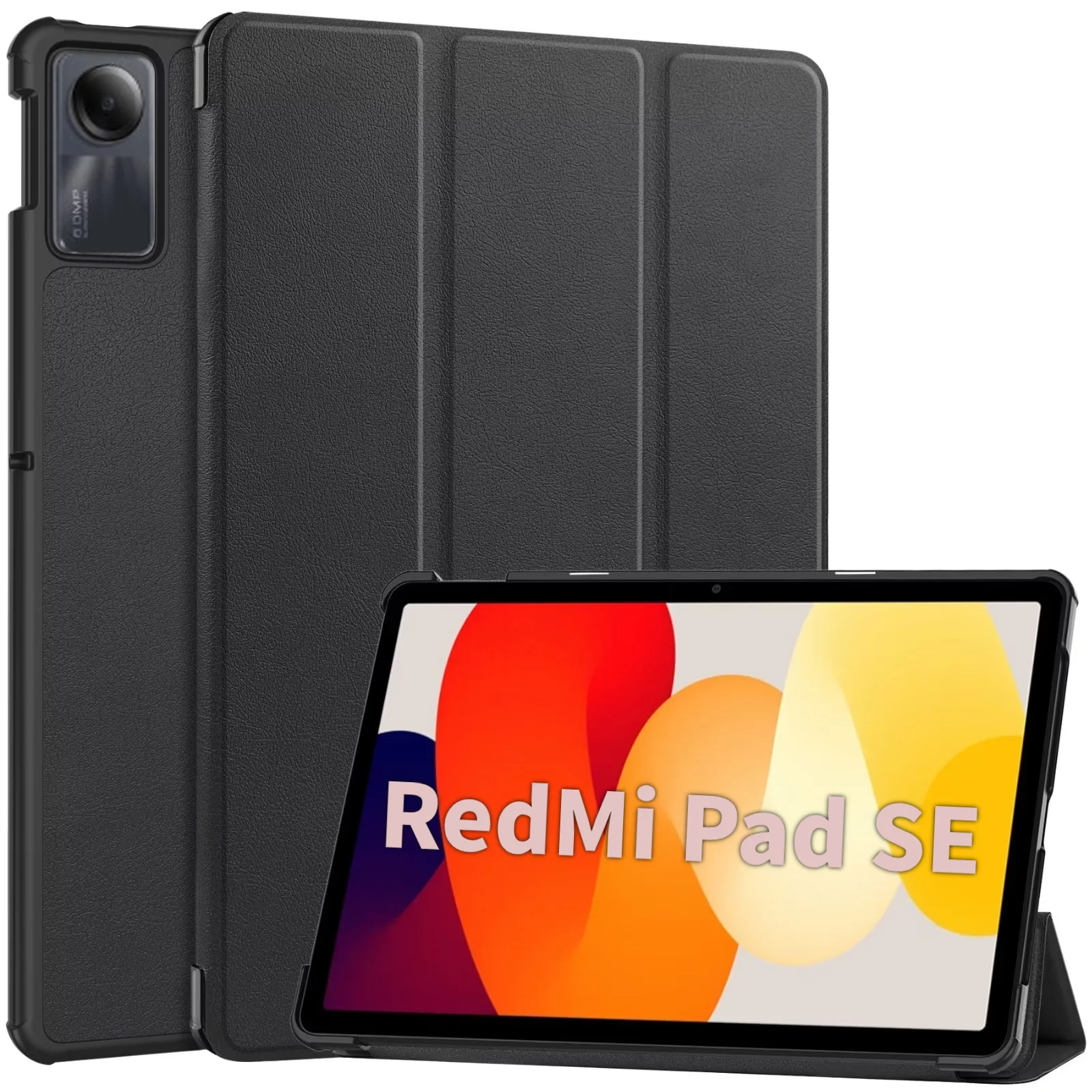 За Redmi Pad SE Калъф 11 Инча 2023 Smart-калъф със сгъваща се стойка за Xiaomi Redmi Pad SE Калъф за таблет Детски Автоматичен режим на заспиване/събуждане