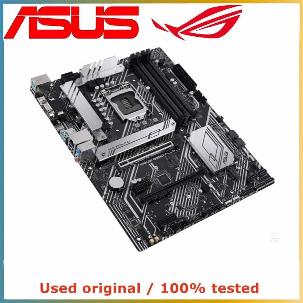 За дънната платка на компютъра ASUS PRIME B560-PLUS LGA 1200 DDR4 128G За десктоп дънна платка Intel B560 M. 2 NVME PCI-E 3,0x16