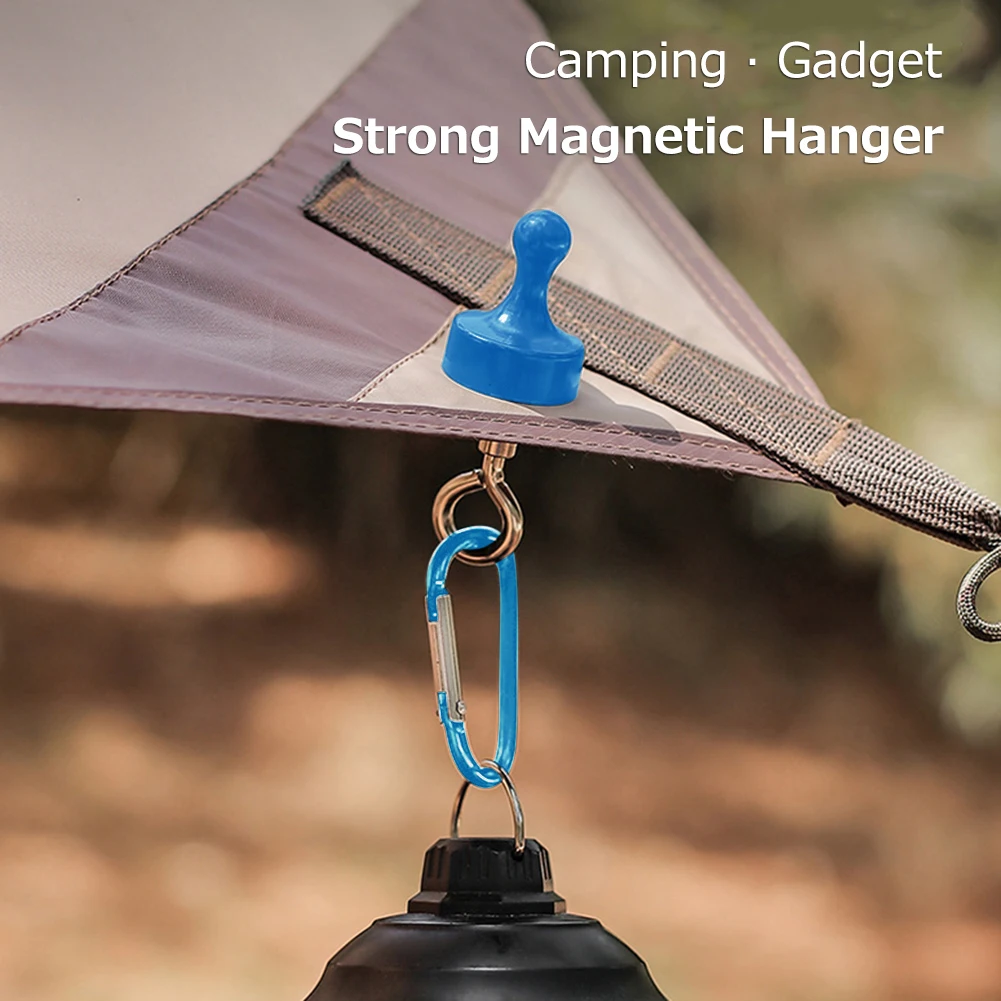 Закачалки за палатки Многофункционална магнитна кука Тежки магнити Куки Закачалка с магнитен клипс за външно окачване на къмпинг