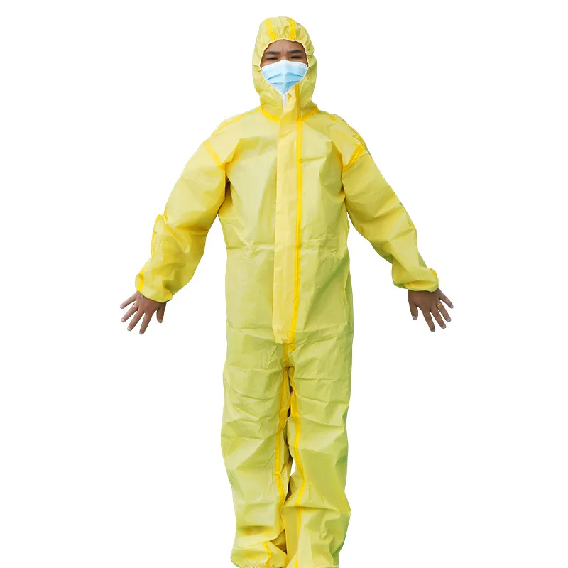 Защитно облекло за цялото тяло, устойчив на киселини и алкални съпротива, химични експерименти с опасни химични вещества