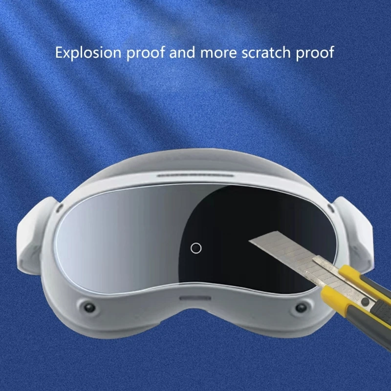 Защитно фолио с висока прозрачност за екрана слушалки PICO 4, извити точки защитно фолио за обектива, защитно фолио T21A
