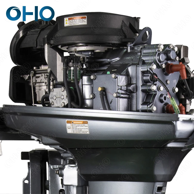 Извънбордови двигател OHO добро качество Извънбордов Мотор с богат запас от 40 л. с. E40X 66T с ръчно или електрическо задвижване с дълъг вал 2-тактов