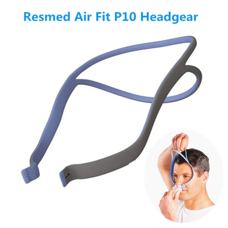 Каишка за мозъка убора ResMed AirFit P10, подложката за носа, прическа и стяга без маска