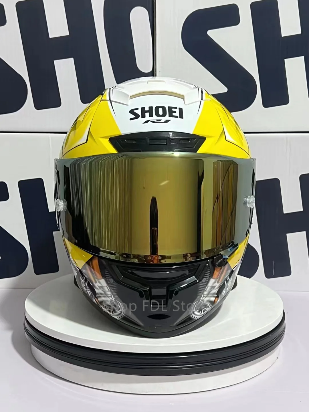 Каска SHOEI X14 X-Четиринадесет R1 60th Anniversary Edition Жълта Каска Полнолицевой Състезателен мотоциклет шлем Casco De Motocicleta