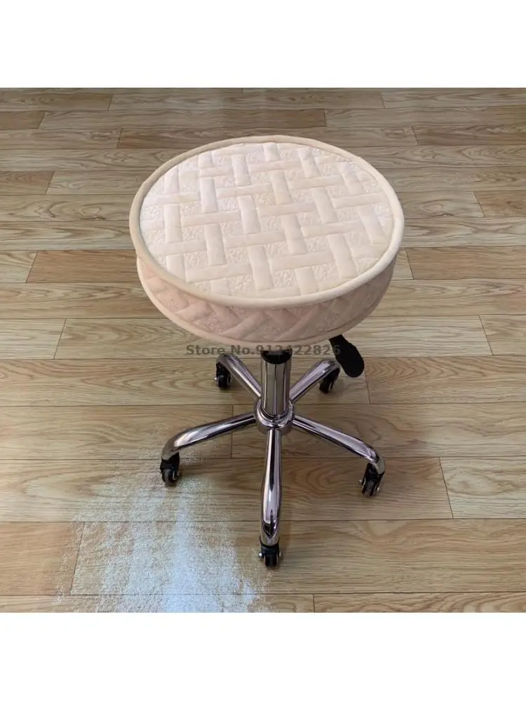 Козметичен стол, кръг стол, повдигаща пейка, бар стол, майсторски стол, коса стол, въртящ се на ролка, метално стъбло, офис стол
