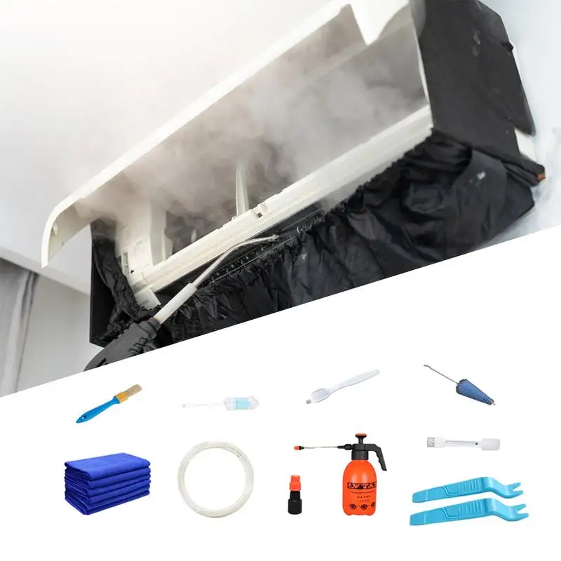 Комплект за почистване на климатика, Калъф За почистване на климатик, комплект за почистване на климатика от прах, Защита на климатика