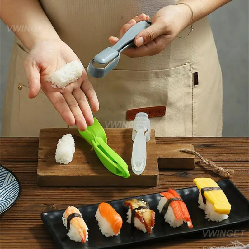 Лесна за употреба форма за суши, лесен за почистване, 5 цвята, По желание, Ръчно пакет за ориз с вдлъбнати дупка, за Опесъчаване форма за оризови топки от полипропилен