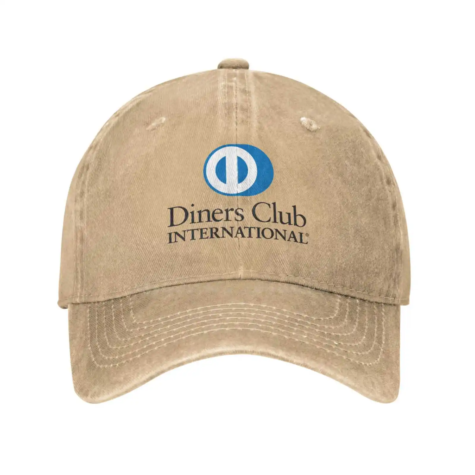 Международна шапка Diners Club с графичен принтом лого, Дънкови и Ежедневни шапка, Вязаная капачка, бейзболна шапка