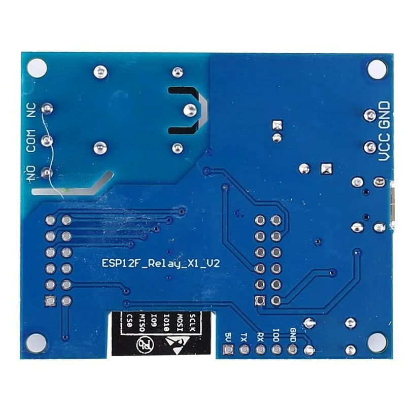 Модул за управление на реле Wi-Fi, 8V DC 5V-80V ESP8266 Модул за безжичен контролер ESP-12F за ИН Smart
