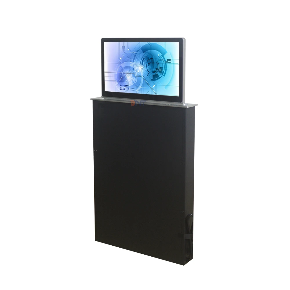 Мотор поп лифт BNT за конферентна зала с екран с висока разделителна способност с двоен екран