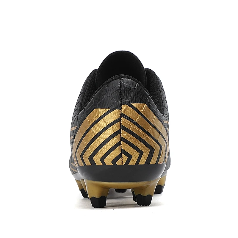 Мъжки футболни обувки, Детски Черно-оранжеви футболни обувки, Женски футболни обувки с дълги Шипове, Мъжки футболни обувки AG/HG/FG/TF карта, Маратонки