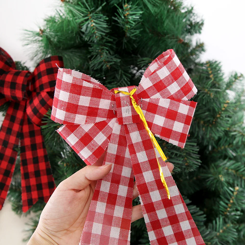 Направи си САМ PVC Каре Коледни Панделки Коледно Дърво Венец Украса на Коледни Панделки Домашна Вратата Вечерни Декорация на Подаръци За Нова Година Навидад 2023