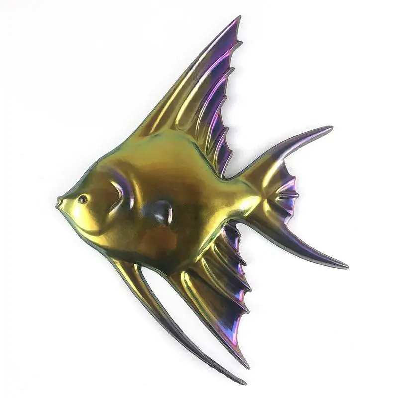 Невероятна Океанская Риба Tiera Batfish Силиконова Форма Прозрачен Външен Вид Защитен Силиконов Материал 3D Риба Силиконова Форма За Домашен Декор