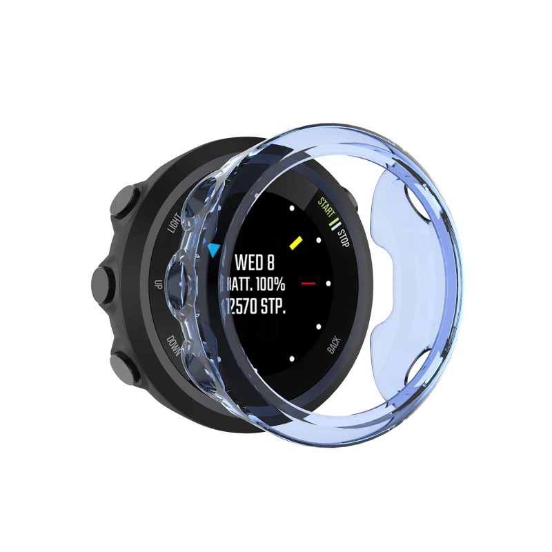Нов Защитен калъф за смарт часовник Garmin Forerunner 45S, калъф от TPU, Прозрачни Аксесоари за часовници на Garmin Shell Box